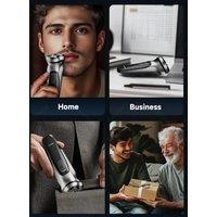 ENCHEN Blackstone Electric Rotary 3D Shaver Type-C Quick Charging With POP-UP Precision Trimmer And Safety lock