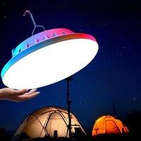 New 12000mAh Camping Lights Tent Lamp Solar LED Rechargeable Portable Lanterns Battery Lamp Outdoor