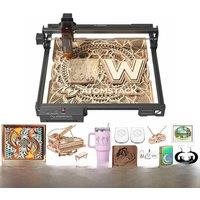 ATOMSTACK A5 Pro V2 Laser Engraving Wood Leather Metal Acrylic CNC Laser Printer Carving Desktop Cutter 410*380mm Engraver Area