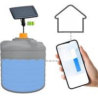 Moray ME201RSP Tuya APP Solar Panel Wireless Ultrasonic Depth Level Meter Flow LED Temperature Display Liquid Level Monitor