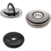 M14 Thread angle grinder self-locking pressing plate Black Quick release Flange Nut Clamping Power Chuck Tools Parts 1PC