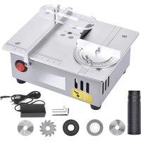 Mini Table Saw Woodworking Electric Bench Saw DIY Hobby Model Crafts Cutting Tool 96W Electric Desktop Saws