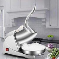 Small Double Blade Ice Breaker Commercial Snowflake Shaved Ice Milk Tea Shop Household