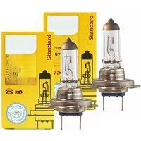 Philips Vision H7 12V 55W PX26d Standard Car Headlight Halogen Auto Lamp Original High Low Beam ECE Genuine 12972C1, 2x
