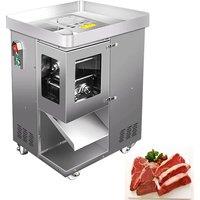 Business Beef Slicer Machine Fish Meat Shredding Machine Double Knife Group Shredder Meat Cutting