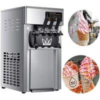 New Ice Cream Maker Factory Price Stainless Steel Ice Cream Machine Commercial Soft Ice Cream