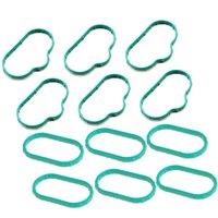 Set of 12 Engine Lower/Upper Intake Manifold Gaskets For JAGUAR S-Type X-Type XF XJ X250 X350 X351
