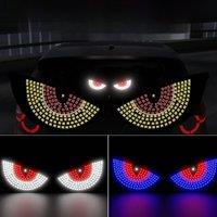 Car Back Window Expression Light LED Devil'Eyes Lights Windshield Decorative Lamps Auto Truck Warning Signal USB Plug Lighting