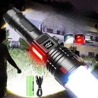 Super Bright White Laser Torch 800W High Power Flashlight Rechargeable Waterproof Hand Light