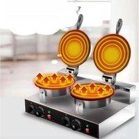 Crispie Waffles Machine Waffle Cone Maker Waffle Maker Ice Cream Cone Making Machine Crispy Egg Roll Cookie Machine