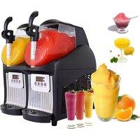 Commercial Double Cylinder Snow Melting Machine 110V 220V Electric Cold Drink Maker Smoothies Making Ice Machine