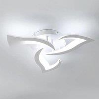 Modern LED Ceiling Lamp, 36W Creative Ceiling Lamp with Petal Design, 6500K Cool White Acrylic
