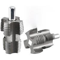 1Pcs 4/6 Inch PPR Pipe Threading Tool PVC Plastic Pipe Threader Double Head Internal Pipe Threading Kit for Home Plumbing Repair