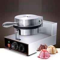 Commercial Crispy Ice Cream Cone Maker Ice Cream Waffle Cone Machine Wafer Biscuit Machine Automatic Egg Roll Making Machine