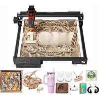 ATOMSTACK A10 Pro V2 Laser Engraving Wood Leather Metal Acrylic CNC Laser Printer Carving Desktop Cutter 410*380mm Engraver Area