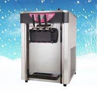 Ice Cream Maker Machine Automatic Upright with Built-in Compressor, LCD Digital Display & Timer, No