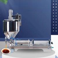PBOBP Automatic Heating And Stirring Filling Machine Bean Paste Chili Paste Tomato Sauce Soap Filler Machine With Mixing Hopper