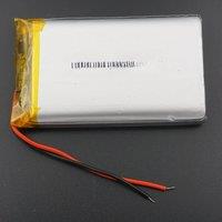 3.7V 2500mAh 9.25Wh Li-Polymer Li Lithium Battery 853865 Cells Li-ion For GPS Bluetooth Dashcam Speaker Car Camera Sat Nav MP4