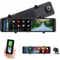 11.26 inch 4K Car Rearview Mirror & CarPlyaer Android ANTO DVR Dash Cam Recorder 1080P GPS Blutooth 5G WiFi 24h Parking Monitor