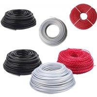 Gardening Electric Tools Lawn Mower Accessories Straw Rope Steel Band Serrated Wear-Resistant Nylon Cable Straw Head Trimmer