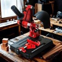 Angle Grinder Stand Support Bracket Holder for 100-125mm Cutter Cast Iron Base Power Tool Accessory Adjustable Grinder Holder