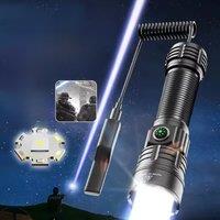 Super Bright Professional Tactical Flashlights Ultra Powerful Lantern Waterproof Rechargeable LED
