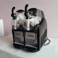 Commercial Frozen Slushy 2 Tanks Juicer Slush Fruit Maker Snow Melting Machine