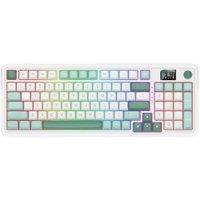 Redragon K719 Wireless Gasket Gaming 95 Keys Mechanical Keyboard,Easy-Control 1.14 TFT Info Display,Mint Mambo Switches