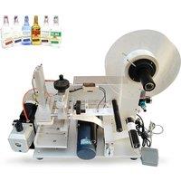 PBOBP Square Bottle Labeling Machine Electric Semi-automatic Glass Plastic Bottle Jar With Pedal Vial Sticker Packing
