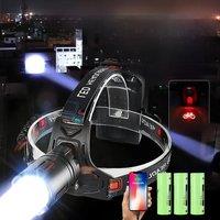 1000000LM Ultra Strong Headlight 500W Rechargeable LED Headlight Suitable For Fishing Cycling