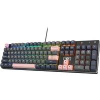 Redragon K556 SE Wired 104 Keys Hot-Swap Mechanical Noise Dampening Kit Gaming Keyboard,Dragon Chant Switches