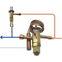 CRTE-8LC R290 nature refrigerant TEV matches 4HP heat pump compressor in heat pump water heater & air conditioner or 5HP chiller