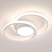 Neutral White LED Ceiling Light 42W 4500K - Modern Bedroom Ceiling Lamp White Round LED Ceiling