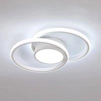 LED Ceiling Light 42w Modern Round Ceiling Lamp White 6500K, White Ceiling Light Room for Living