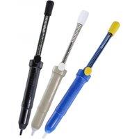 Solder Sucker Tin Suction Device Manual Suction Stick ABS Suction Pen Removal Tin Point for Electronic Soldering Tool
