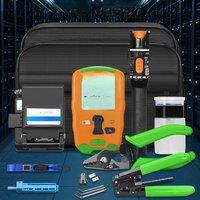 FTTH Fiber Optic Tool Kit -70~+10dBm/-50~+26dBm Mini Fiber Optica Power Meter and 10mW Visual Fault