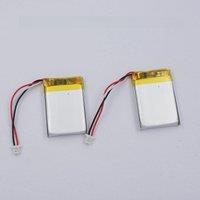 2PCS 3.7V 400mAh 1.48Wh Li Li-ion Battery 502535 Thermistor 3-Wires JST-SH 1.0mm Plug For GPS DashCam Camera Bluetooth Speaker