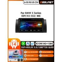 8G Car Intelligent Systems for BMW 5 Series E39 X5 E53 M5 1996-2003 Multimedia Player 2din Autoradio Carplay Android Auto Stereo