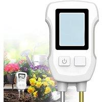 3in1 Soil Tester PH/Moisture/Temp Digital LCD Meter Heat-resistant Metal Sensor Humidity Monitor for Flower Plants Gardening