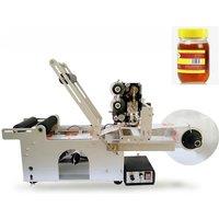 PBOBP High Speed Flat Automatic Round Bottle Labeling Machine Sticker Dispenser Coding Machines For Round Bottles