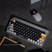 Lofree Wireless Mechanical Keyboard Mouse Combo Backlit Bluetooth Customizable Keyboard Blue Switch