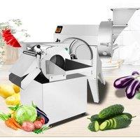 Double headed Electric Industrial Vegetable Cutter Slicer Machine Multi Functional Vegetable Cutting Machine