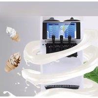 Commercial Soft Ice Cream Machine 1 Flavor PreCooling at Night Auto Clean LCD Panel