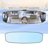 Car Rearview Mirror Car Wide Angle Convex Rear View Mirror HD Glass Large Vision Universal Auto