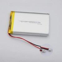 3.7V 5000mAh 18.5Wh Li Lithium Battery 105080 Lipo JST 2Pin 1.25mm Compatible DashCam GPS ipod PAD MID Power Bank PSP Tablet PC