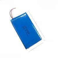1-10 1S2P battery pack 3.7V Li polymer For GPS tracker battery 6000mAh 605085-2P induction speaker visual door lock battery