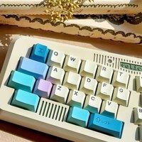 Fairy Keycaps Cherry Profile Thermal Sublimation Material 143 key/set for mechanical keyboard Wooting 7U space bar Alice layout