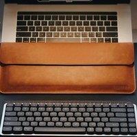 LOFREE 84-key Flow Mechanical Keyboard Storage Bag Selected PU Leather Convenient Storage and