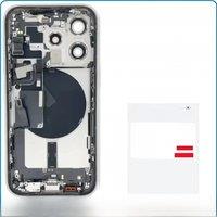 Original Disassembled Middle Housing, Back Glass Cover for iPhone 15 Pro Max with Battery, NFC Wireless Assembly, 95% New