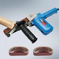 Electric Belt Sander 30*533mm550W High Power Buffing Sanders Woodworking Variable Speed Portable Belt Sanding Machine